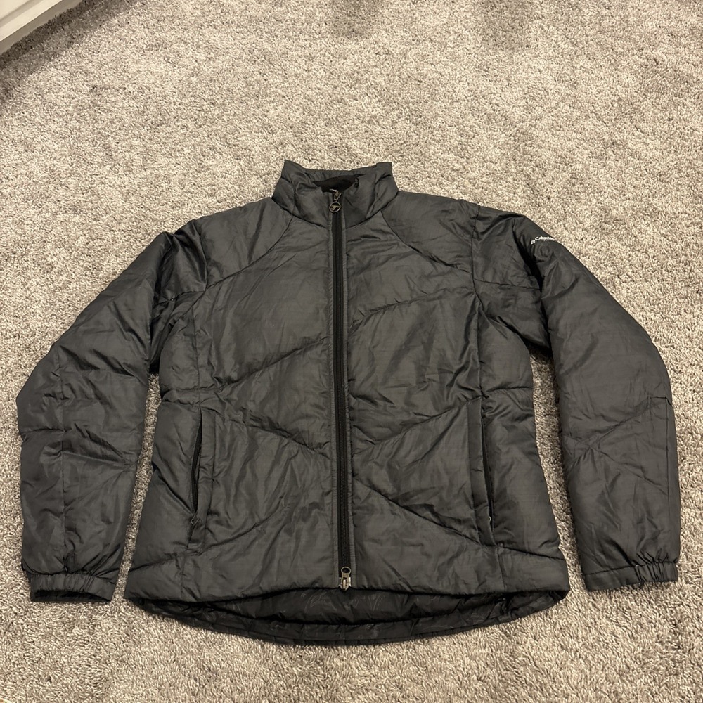 Columbia Women's Titanium Interchange 550 Down Puffer Jacket Size Large L Puffy